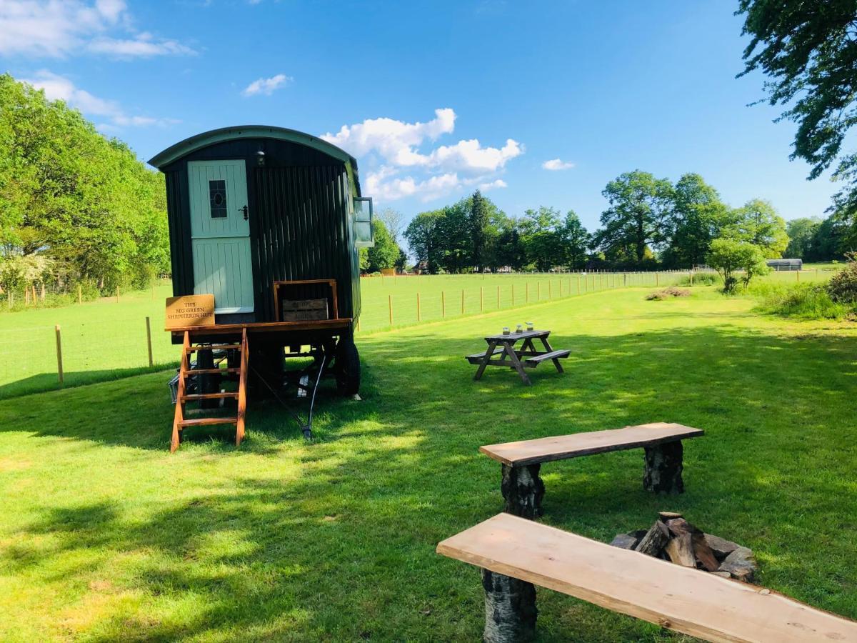 The Big Green Shepherds Hut Charlwood Exterior foto